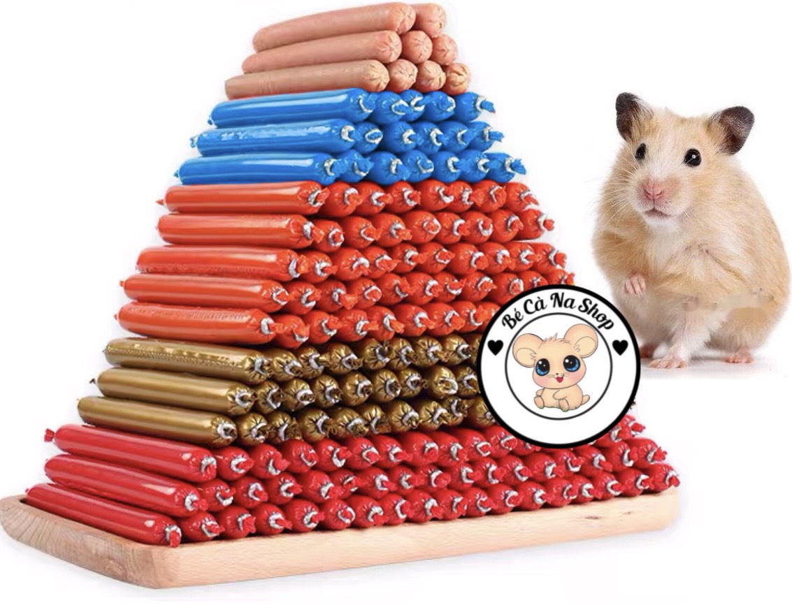 Combo 5 cây xúc xích cao cấp cho hamster thỏ bọ sóc chinchilla