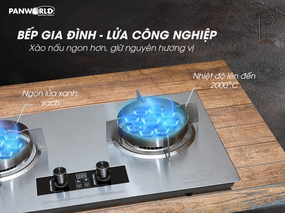 Bếp Gas âm hẹn giờ PANWORLD PW-1422 - Hàng chính hãng | EBMart