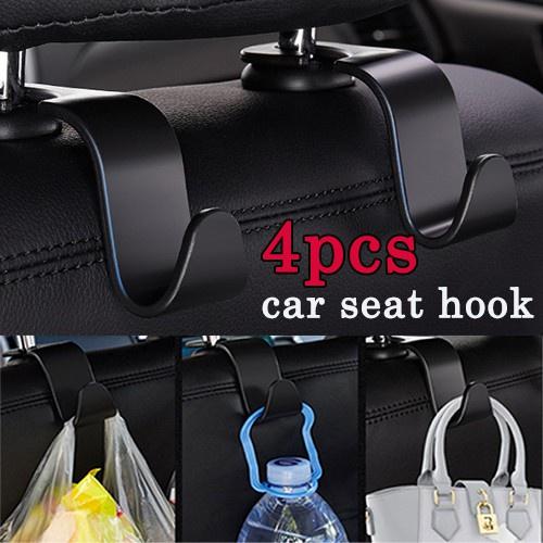 Set 4 Móc Treo Đồ Gắn Lưng Ghế Xe Hơi Tiện Dụng
