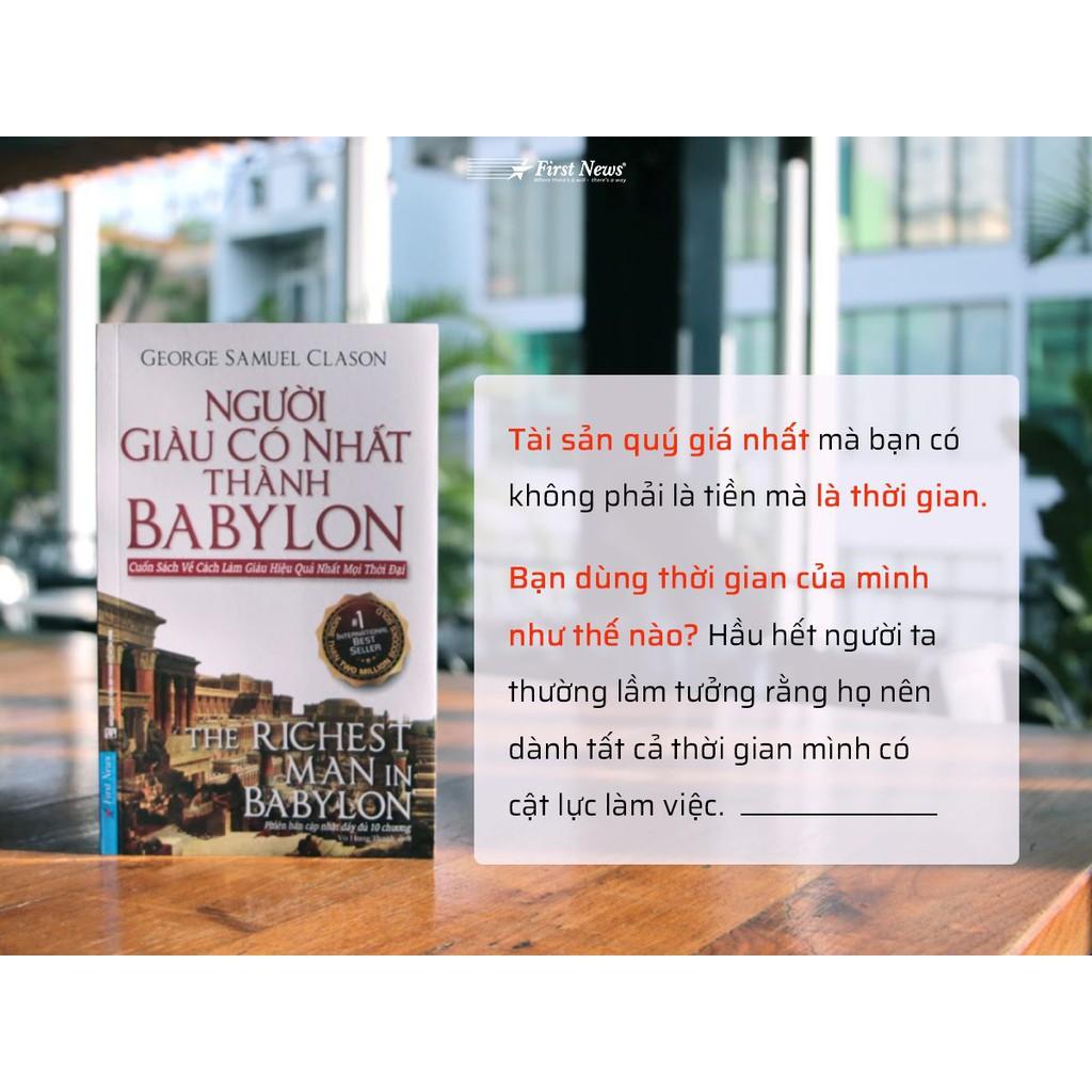 Sách Người Giàu Có Nhất Thành Babylon  First News
