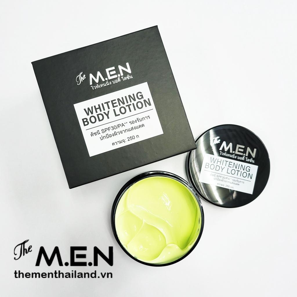 Combo Body Lotion The MEN Thailand trắng da toàn thân và vùng nhạy cảm, giảm nám sạm thâm. Sữa tắm trắng da The MEN Thailand giúp giảm viêm nang lông, trắng da. Serum trắng da The MEN Thailand giúp sáng da, mờ thâm nám sạm trên da