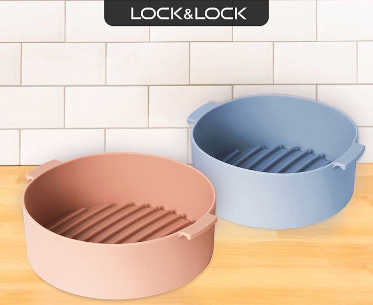Khay Silicone Dành Cho Nồi Chiên Không Dầu Và Lò Vi Sóng Lock&amp;amp;Lock CKB002PIK - Màu