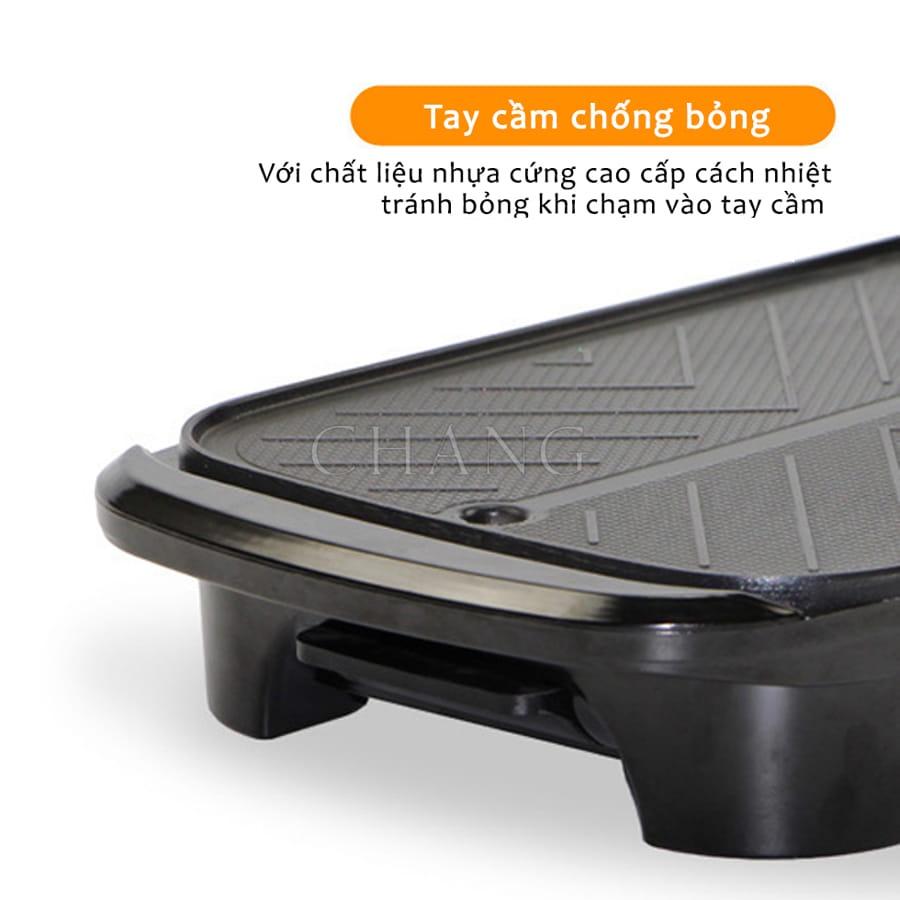 Nồi Lẩu Nướng Dài Đa Năng 2 in 1 - Bếp Nướng Điện Và Lẩu Công Suất Lớn 3000W Đa Năng Tiện Lợi