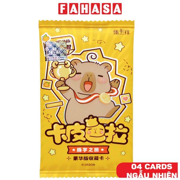 Card Bo Góc Capybara - Study Tour - ToTy UC02 (4 Cards Ngẫu Nhiên/Túi)