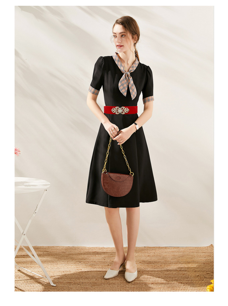 Dây nịt nữ Thắt lưng nữ đai váy co giãn bản nhỏ 4cm thiết kế mới dona23080601