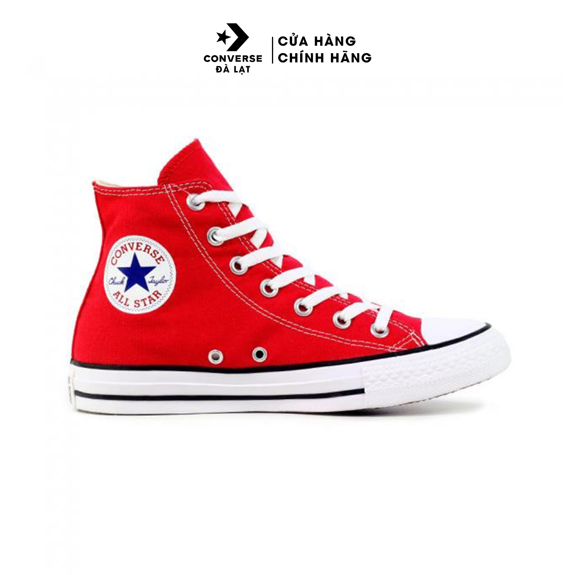 Giày Sneaker cao cổ màu đỏ cổ điển unisex Converse Chuck Taylor All Star Classic - 127441 / M9621C