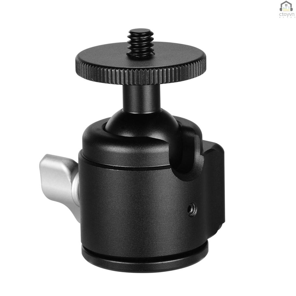 Đầu bi hợp kim nhôm CNC 5KG kèm ốc vít 1/4inch thông dụng cho máy ảnh DSLR SLR