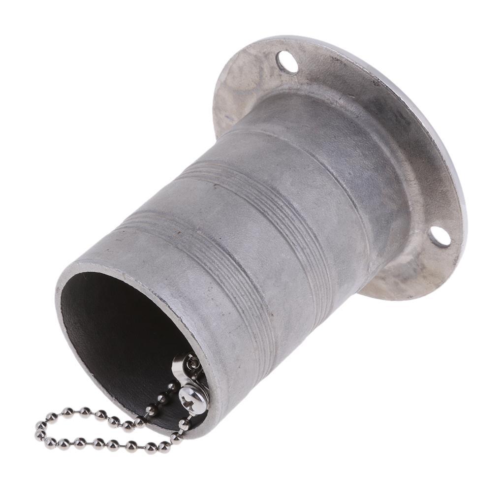 Marine 316 Stainless Steel  Boat Deck Fill / Filler - 2" - WASTE