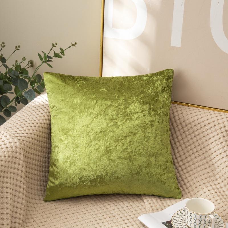 Gối Tựa Lưng Sofa,Trang Trí VẢI NHUNG GẤM TRƠN MÀU CAO CẤP SBK166