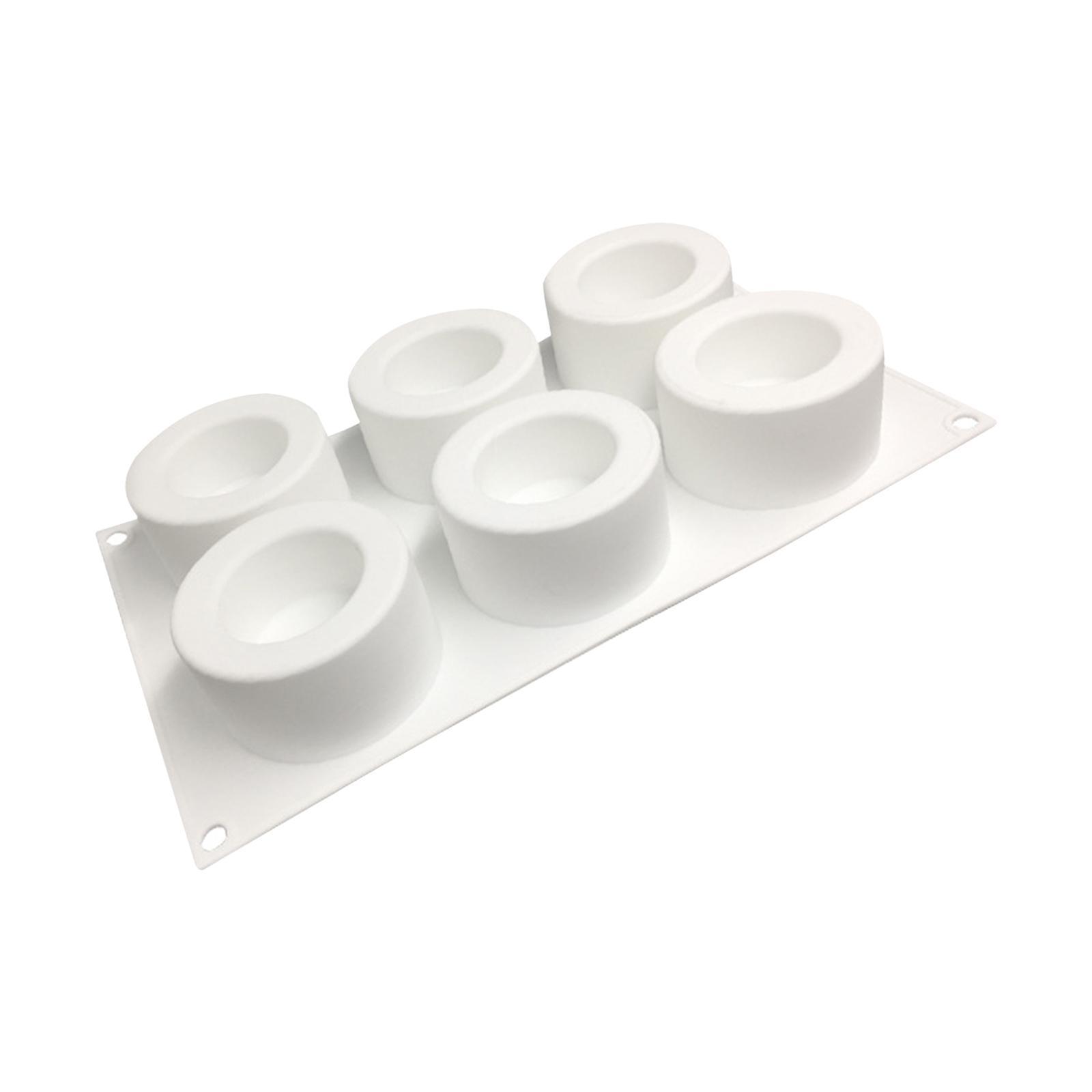 Cake Silicone Pan DIY 6 Hole Cake Making Pan for Kids and Adults Family