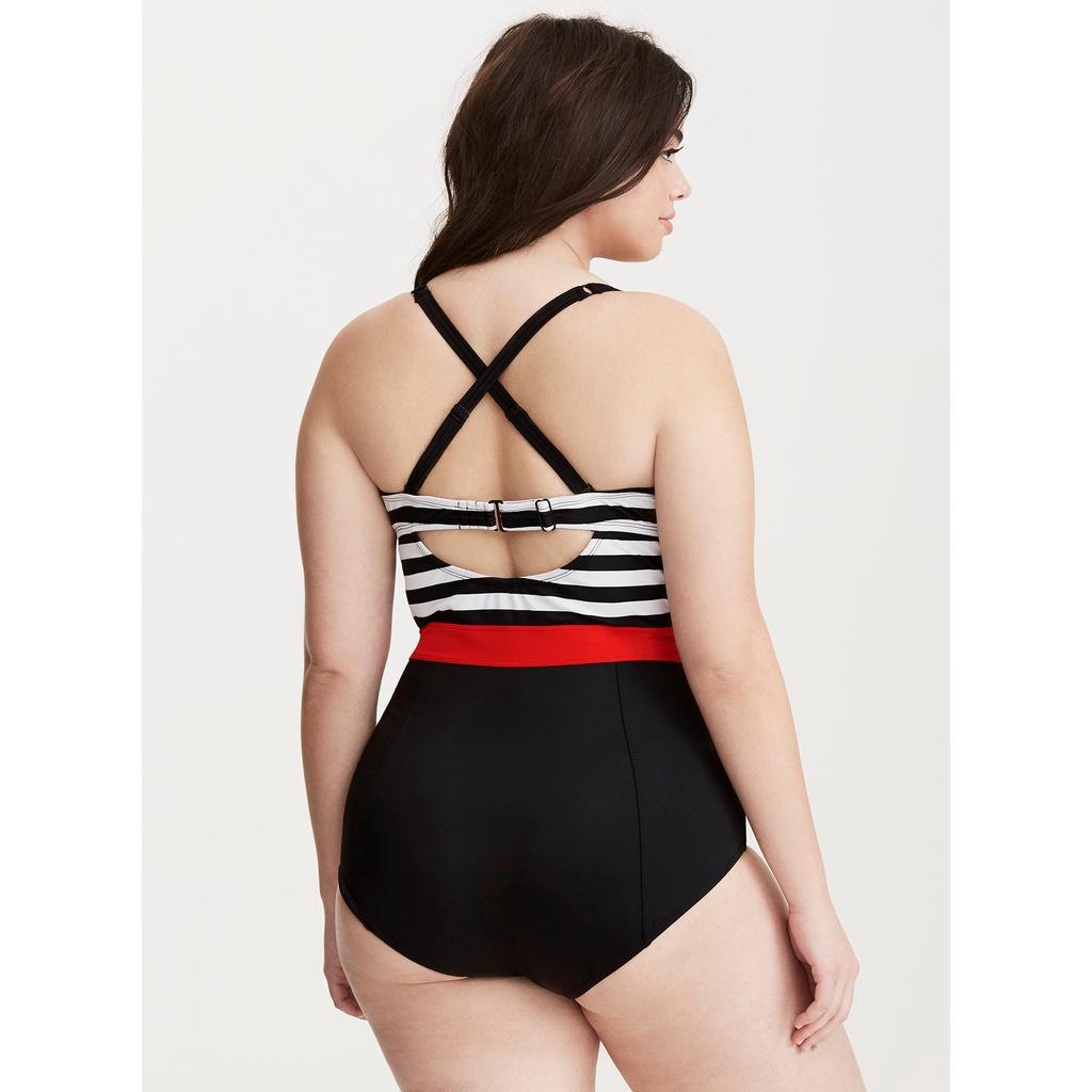 Bộ Đồ Bơi Plus Size Phong Cách Hàn Quốc Quyến Rũ Cho Nữ#X63