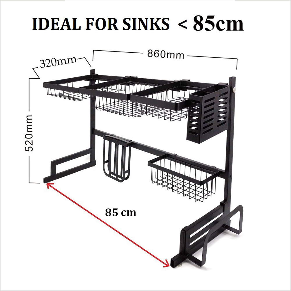 Kệ Chén Bát Đa Năng Schmidt Inox 2 Tầng, Giá Để Bát Đũa, Kệ Úp Đĩa Thông Minh, Ke De Do, Gia Up Bat, Thiết Kế  Kiểu Dáng Sang Trọng , Lắp Đặt Dễ Dàng- Hàng Chính Hãng