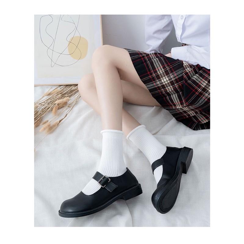 Vớ trắng Ulzzang Lolita xinh lung linh