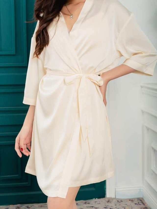 [Rose Sleepwear] Váy ngủ 2 dây lụa cao cấp siêu mềm mại gợi cảm mặc nhà