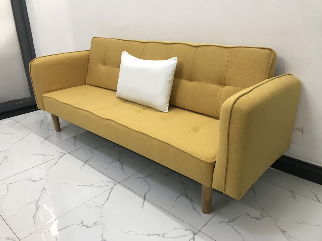 Ghế dài sofa bed tay vịn phòng khách sivali07 sopha