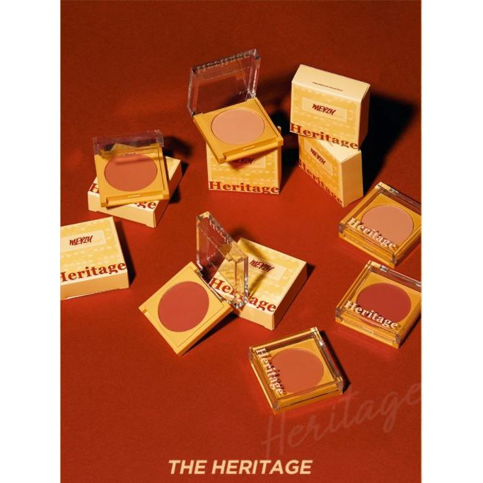 Phấn Má Hồng Dạng Nén Kiềm Dầu, Lâu Trôi Merzy The Heritage Blusher