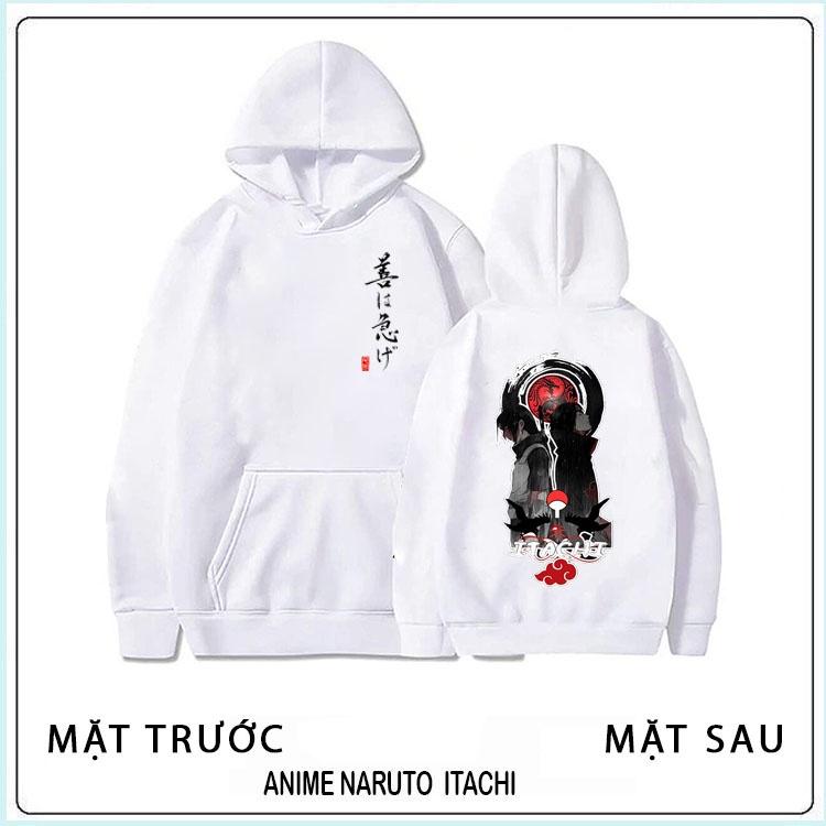 BST ÁO KHOÁC ÁO HOODIE HÌNH ITACHI UCHIHA, SASUKE , NARUTO ANIME độc đẹp giá rẻ