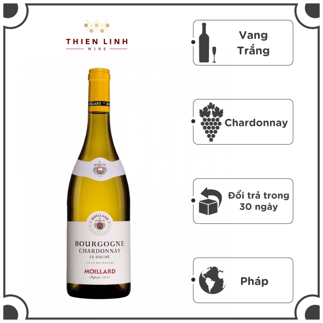 Rượu Vang Trắng Pháp Moillard Bourgogne Chardonnay