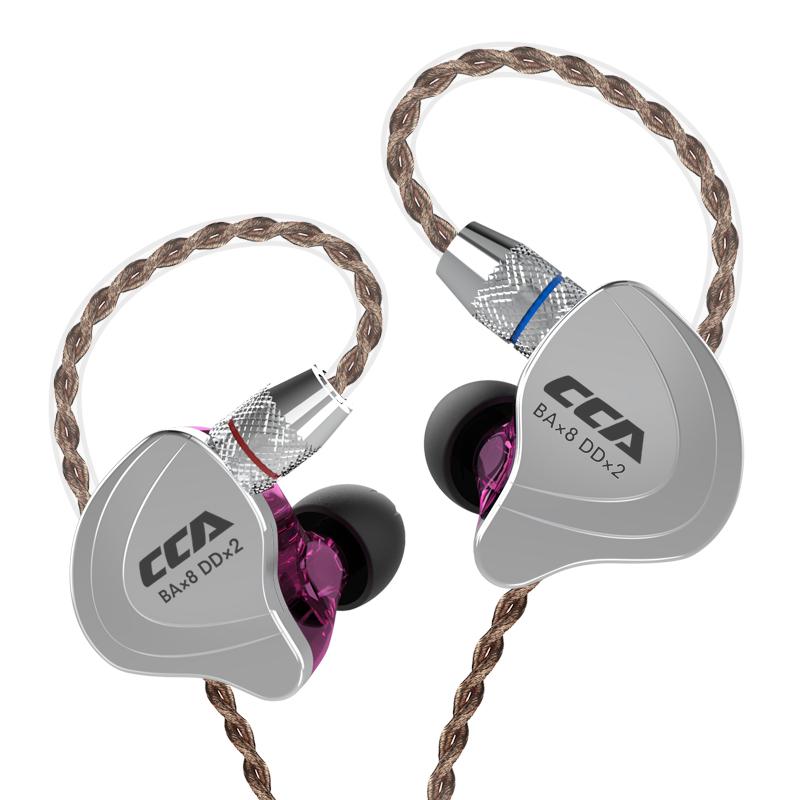 CCA C10 4BA 1DD Lai Tai Nghe Nhét Tai Hifi Running Tai Nghe Thể Thao 10 Đơn Vị Ổ Tai Nghe DJ Loại Bỏ Tiếng Ồn