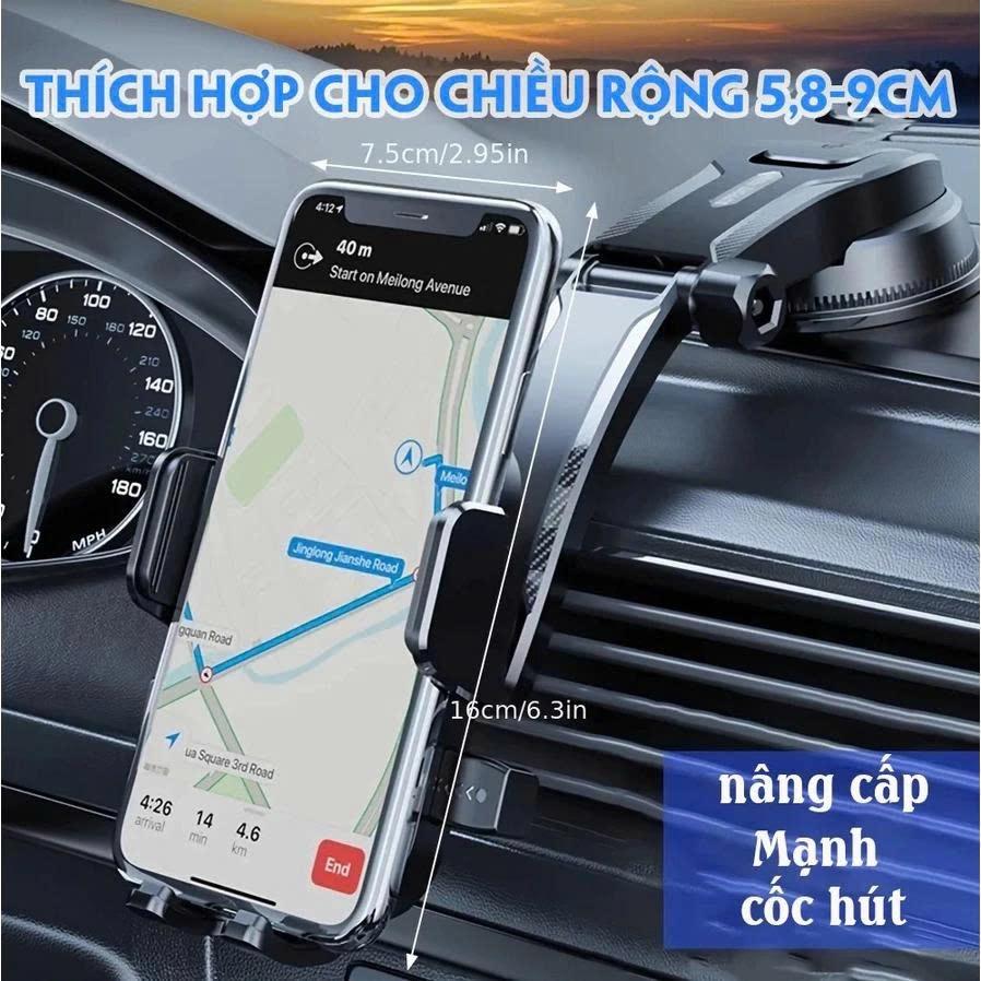 Giá Đỡ Điện Thoại Ô Tô A29, Kẹp Điện Thoại Mẫu Mới Hình Thác Nước Không Chắn Tầm Nhìn Khi Đi Xe