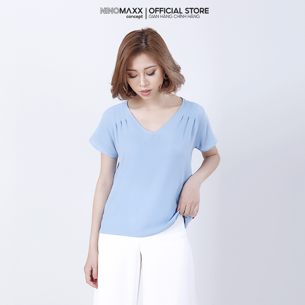 N&amp;M Áo kiểu thời trang Nữ tay ngắn 1811096