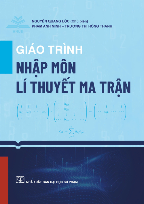 Giáo Trình Nhập Môn Lý Thuyết Ma Trận - ảnh 2