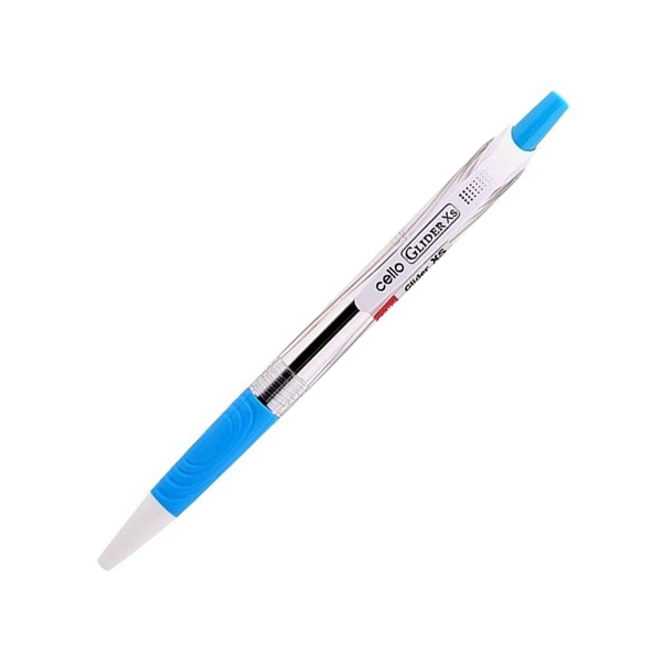 Bộ 4 Bút Bi Bấm Glyder XS - Mực Xanh