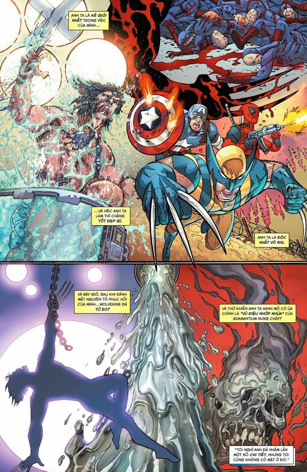 death of wolverine - deadpool & captain america [one shot] chapter 1 4