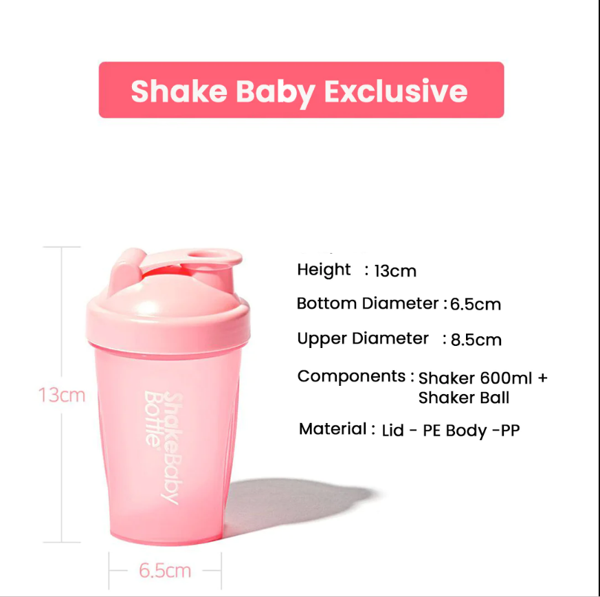 Bình Nước Shake Baby Bottle 600ml