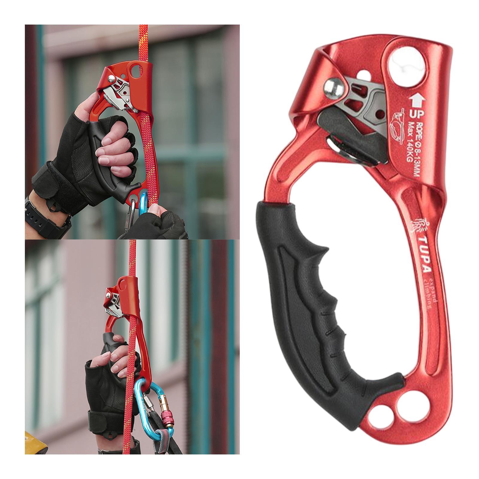 Climbing Rope Ascender Tool for 8mm-12mm Rope Rappelling Rock Climbing