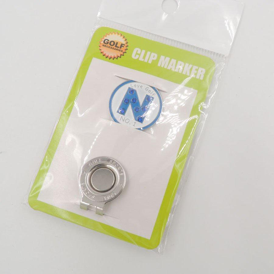 Mác bóng chơi golf clip marker đánh dấu vị trí kẹp nam châm loại đẹp MT005