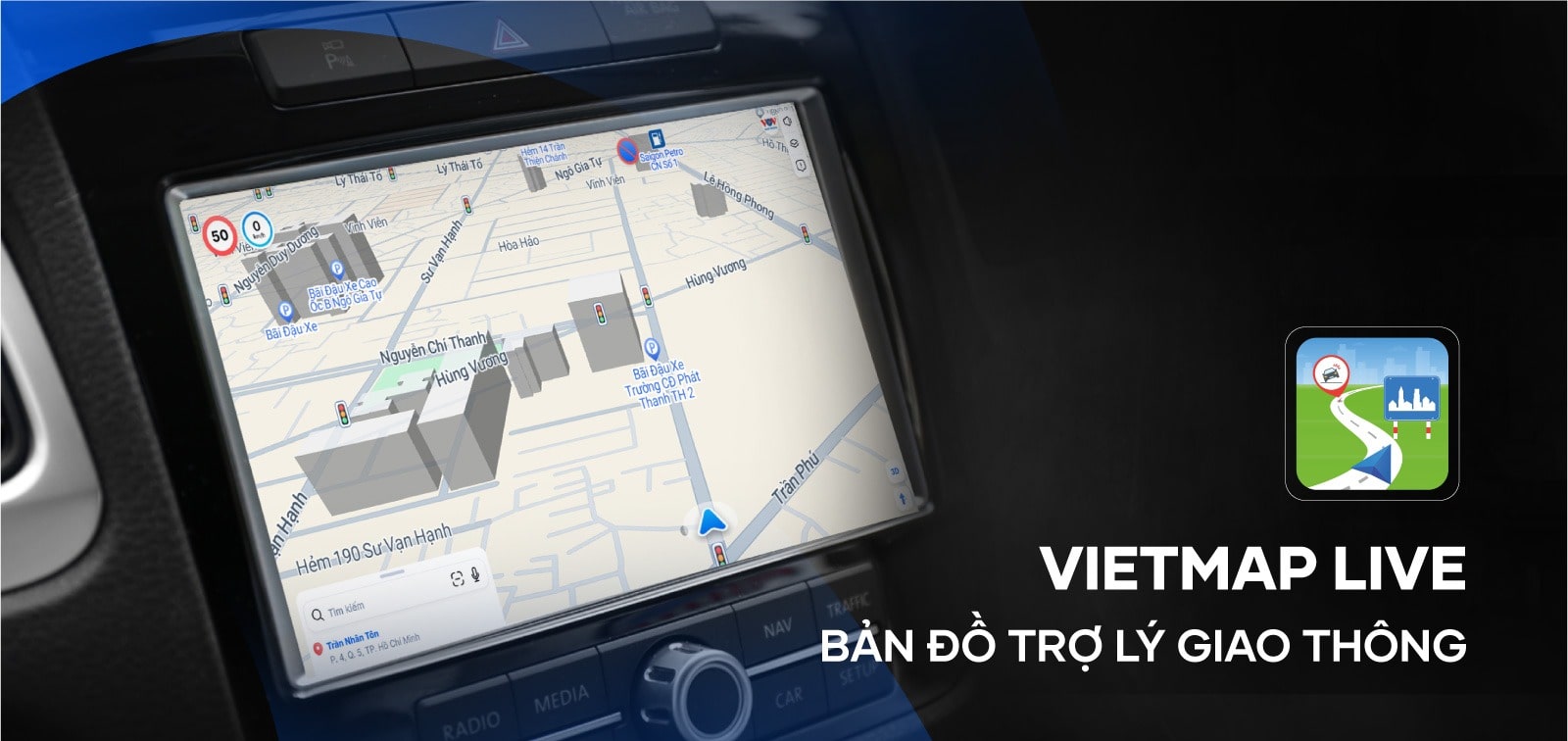 Vietmap BS10 LITE -  dành cho phụ kiện ô tô CarPlay An.droid Auto Dẫn đường và Vietmap Live - Hàng chính hãng