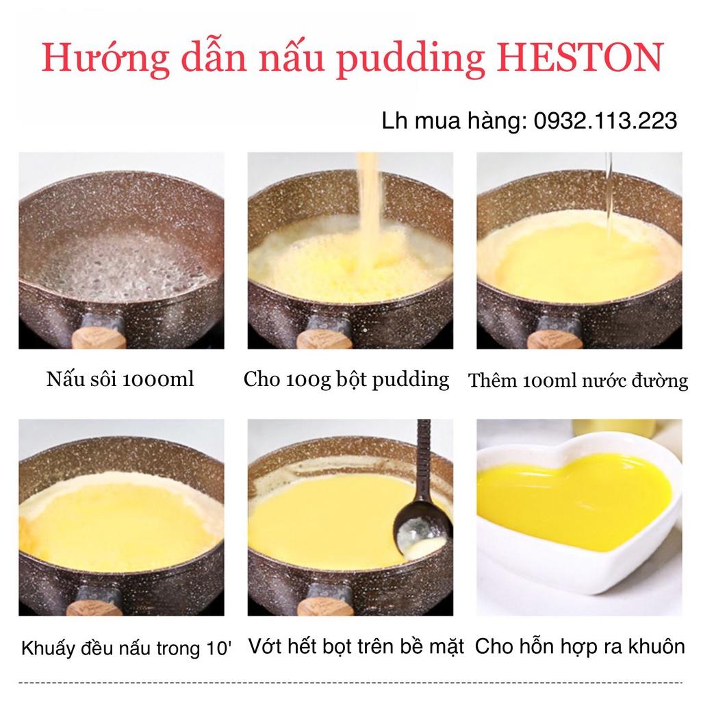 Bột pudding dưa lưới Heston Đài Loan (flan dưa lưới)
