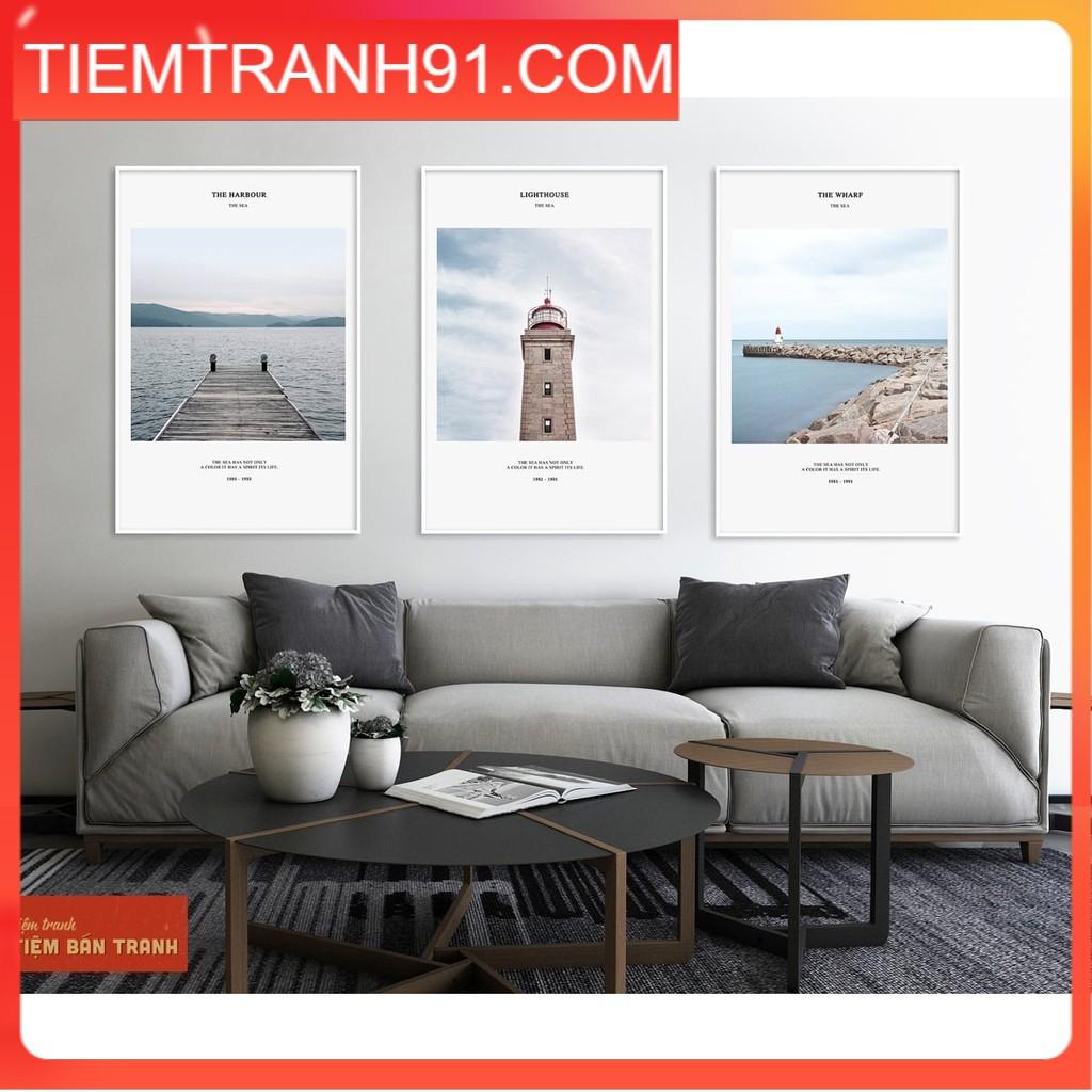 Tranh treo tường - Bộ 3 bức canvas tổng hợp 135 , tranh canvas giá rẻ