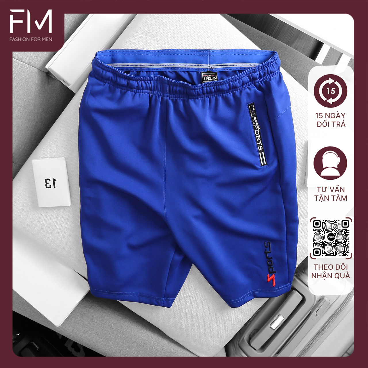 Quần short nam thể thao thun lạnh cao cấp thoải mái, năng động, trẻ trung – FORMEN SHOP – FMPS090