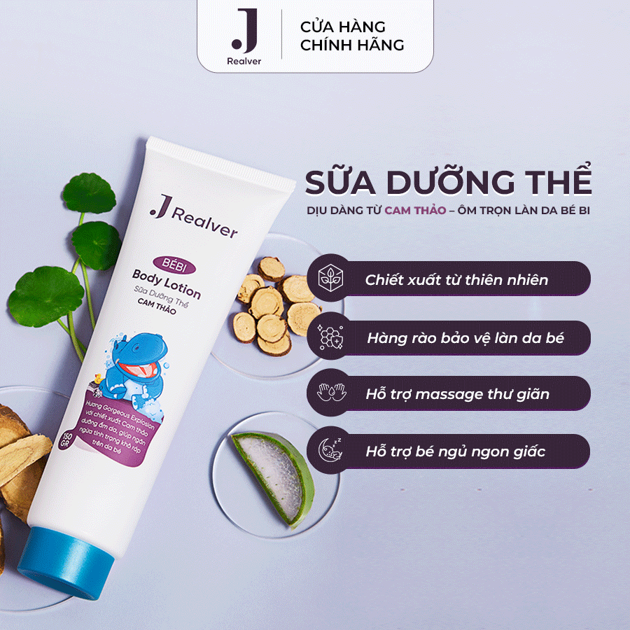 Sữa Dưỡng Thể Cam Thảo JRealver Mùi Gorgeous Explosion 150g