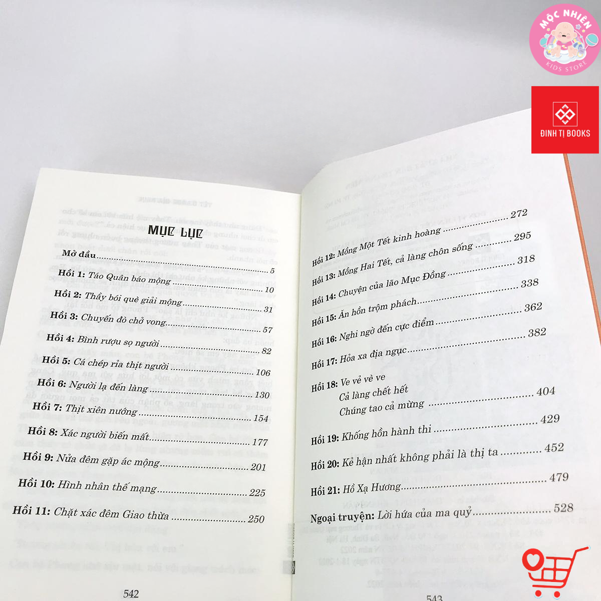 Sách - Tết Ở Làng Địa Ngục - Tiểu Thuyết Kinh Dị Việt Nam - Đinh Tị Books (Bản đặc biệt có post card chữ ký tác giả)