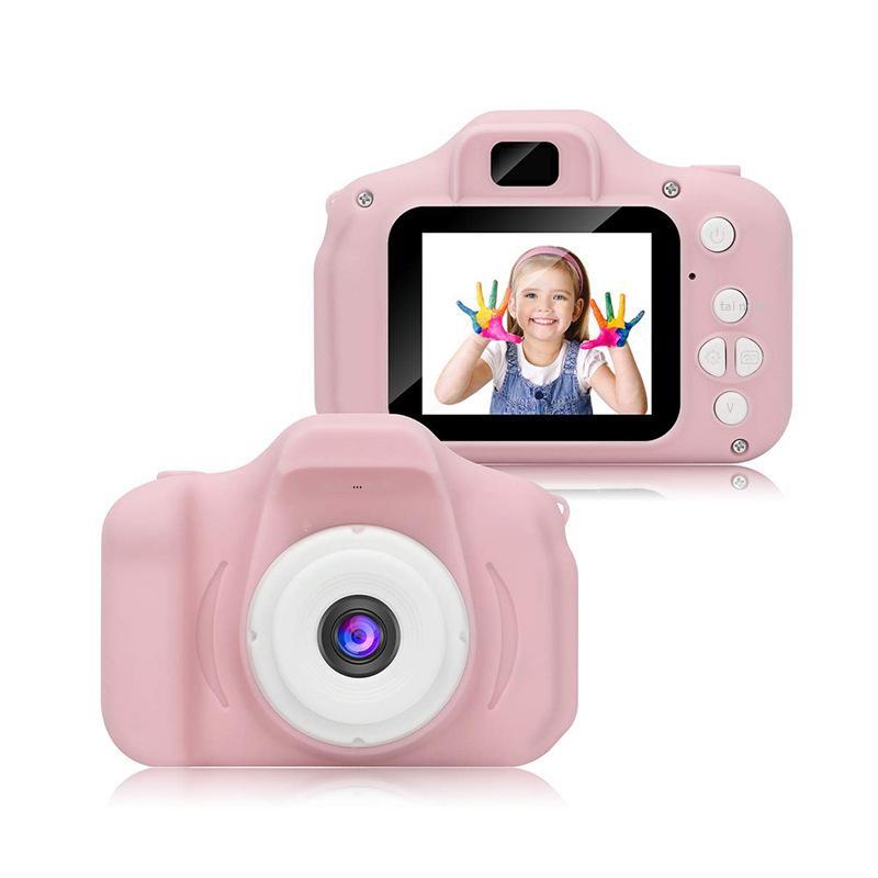 Máy ảnh trẻ em K2 phong cách mới nhất có thể chụp ảnh và quay video đồ chơi máy ảnh kỹ thuật số bé trai và bé gái SLR mini quà tặng khuyến mãi
