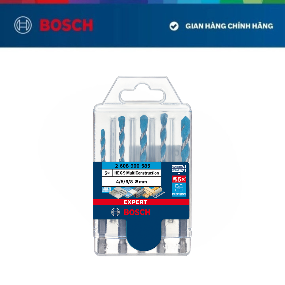Bộ mũi khoan Bosch Hex-9 đa năng 