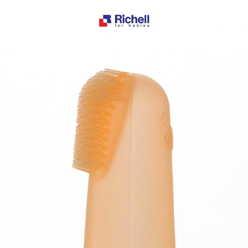 Rơ lưỡi silicone Richell Nhật Bản vệ sinh cho bé từ 3 tháng tuổi | Baby