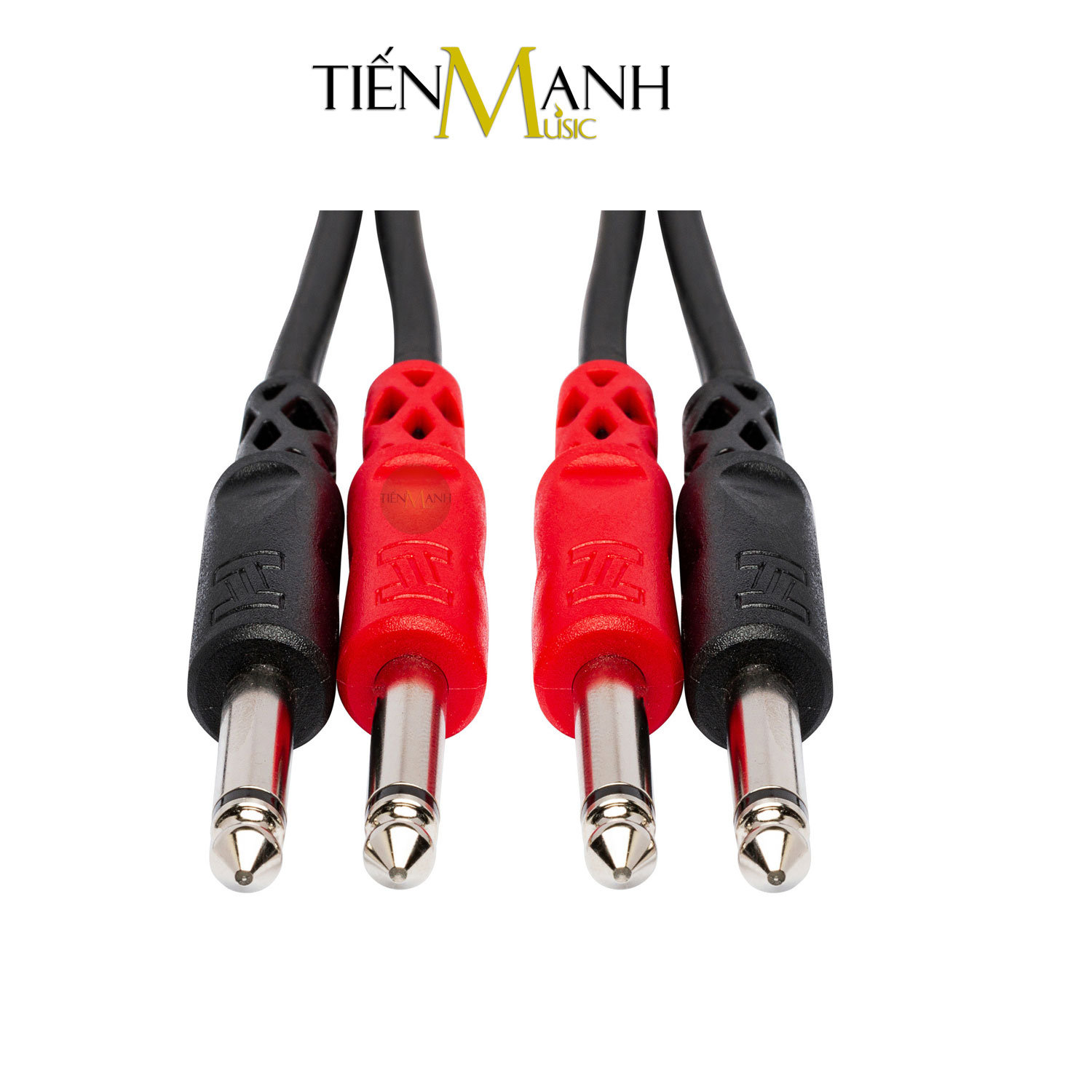Cặp Dây Cáp Tín Hiệu Stereo Hosa 2 Đầu 6ly Mono Dài 3m CPP-203 Unbalanced Cable 1/4 in CPP203 Hàng Chính Hãng