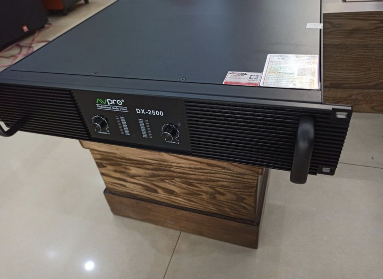 Main đẩy công suất AVPro DX-2500 - Công suất 500w/kênh 8Ω - Nguồn xuyến đồng - Hàng chính hãng