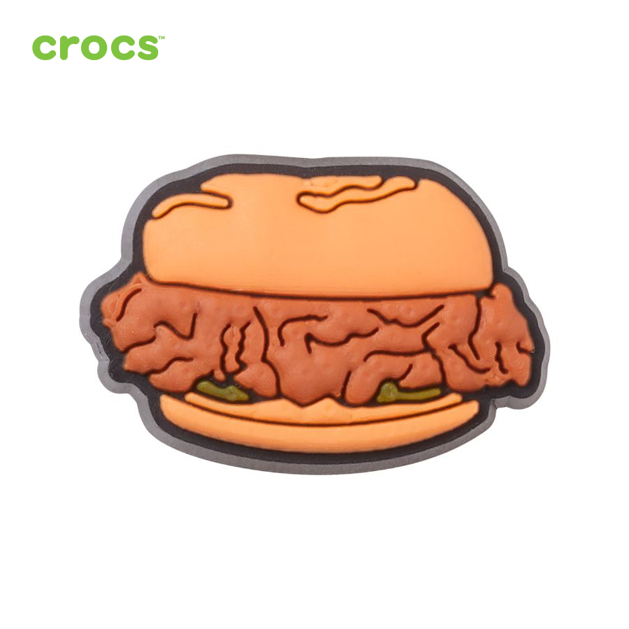 Sticker nhựa jibbitz unisex Crocs Chicken Sandwich