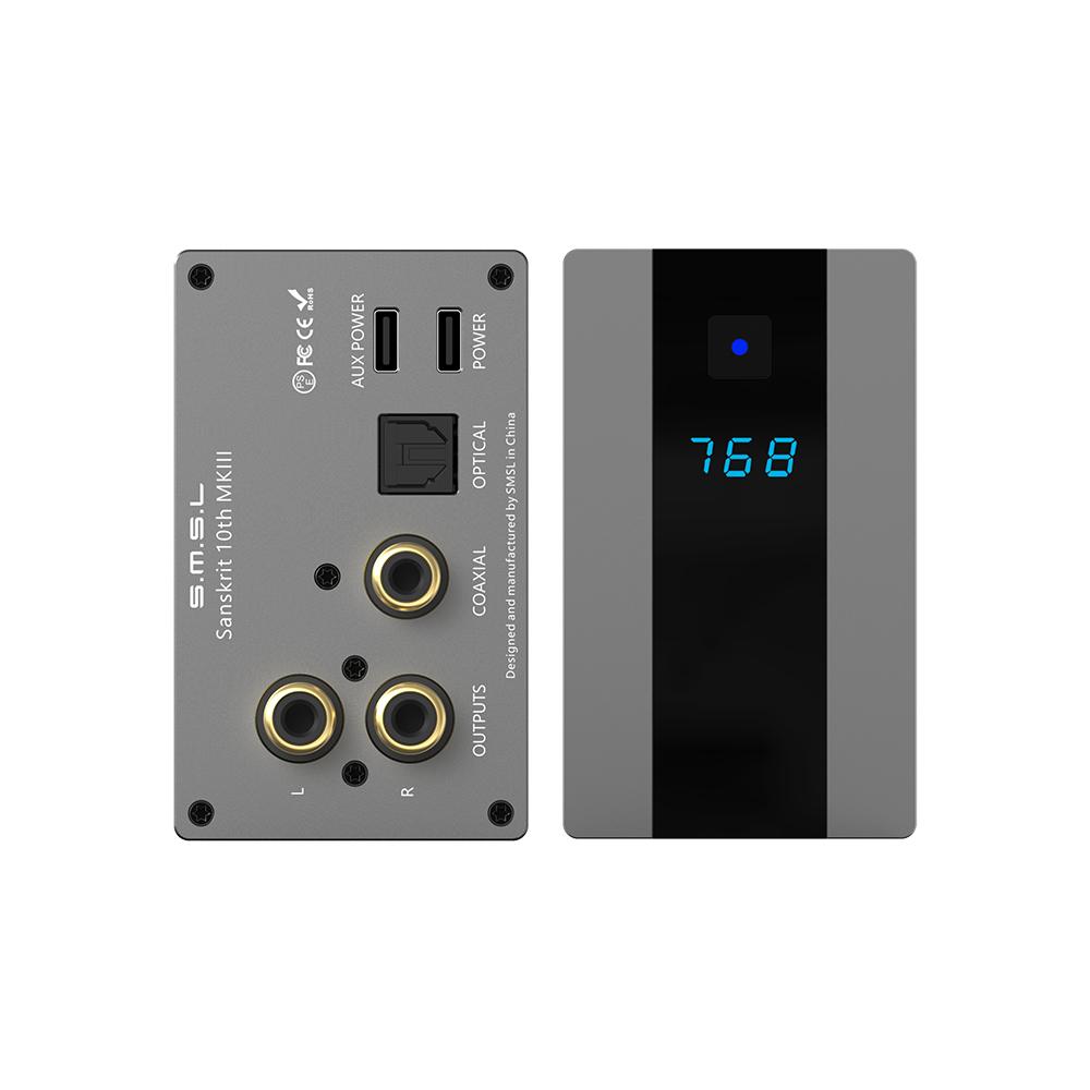 SMSL Phạn ngữ thứ 10 SK10 MKIII Hi-Res HIFI Bộ giải mã DAC cao cấp AKM AK4493S PCM DSD512 Quang học đồng trục Đầu vào USB Đầu ra RCA XLR