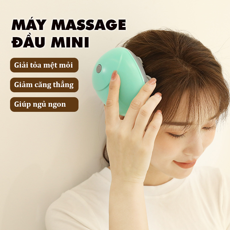 Máy Massage Đầu Mini, 5 chế độ massage giảm căng thẳng- K1474