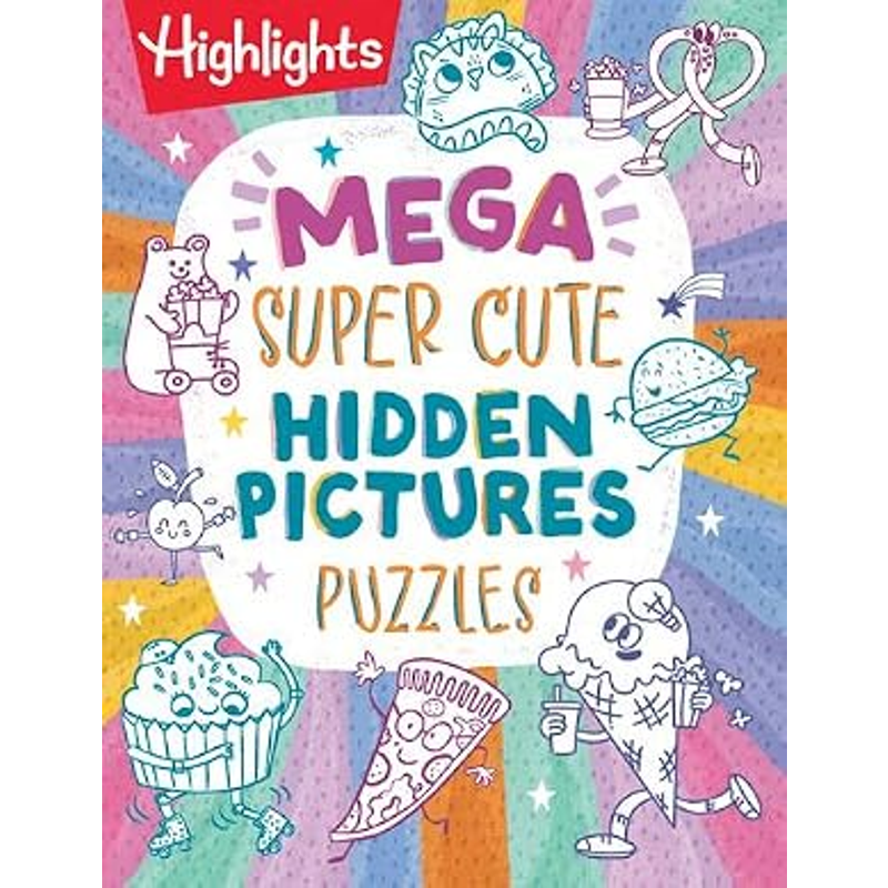 Sách Mega Super Cute Hidden Pictures Puzzles