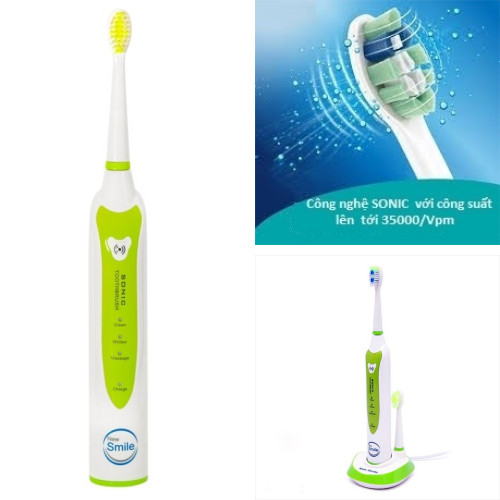 Bộ Bàn Chải Đánh Răng Điện New Smile Sonic MAF8101-XL