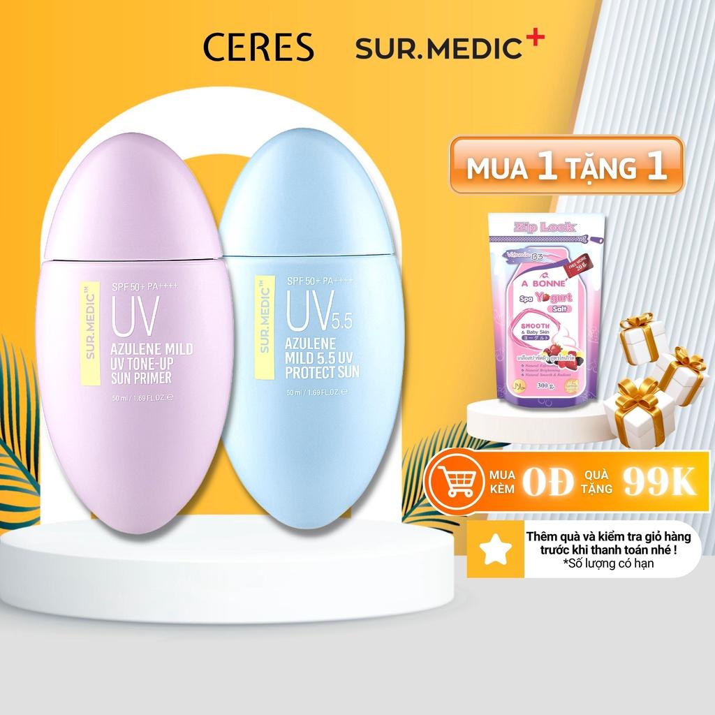 Kem Chống Nắng SURMEDIC Azulene Mild UV SPF50+/PA+++ 50ml