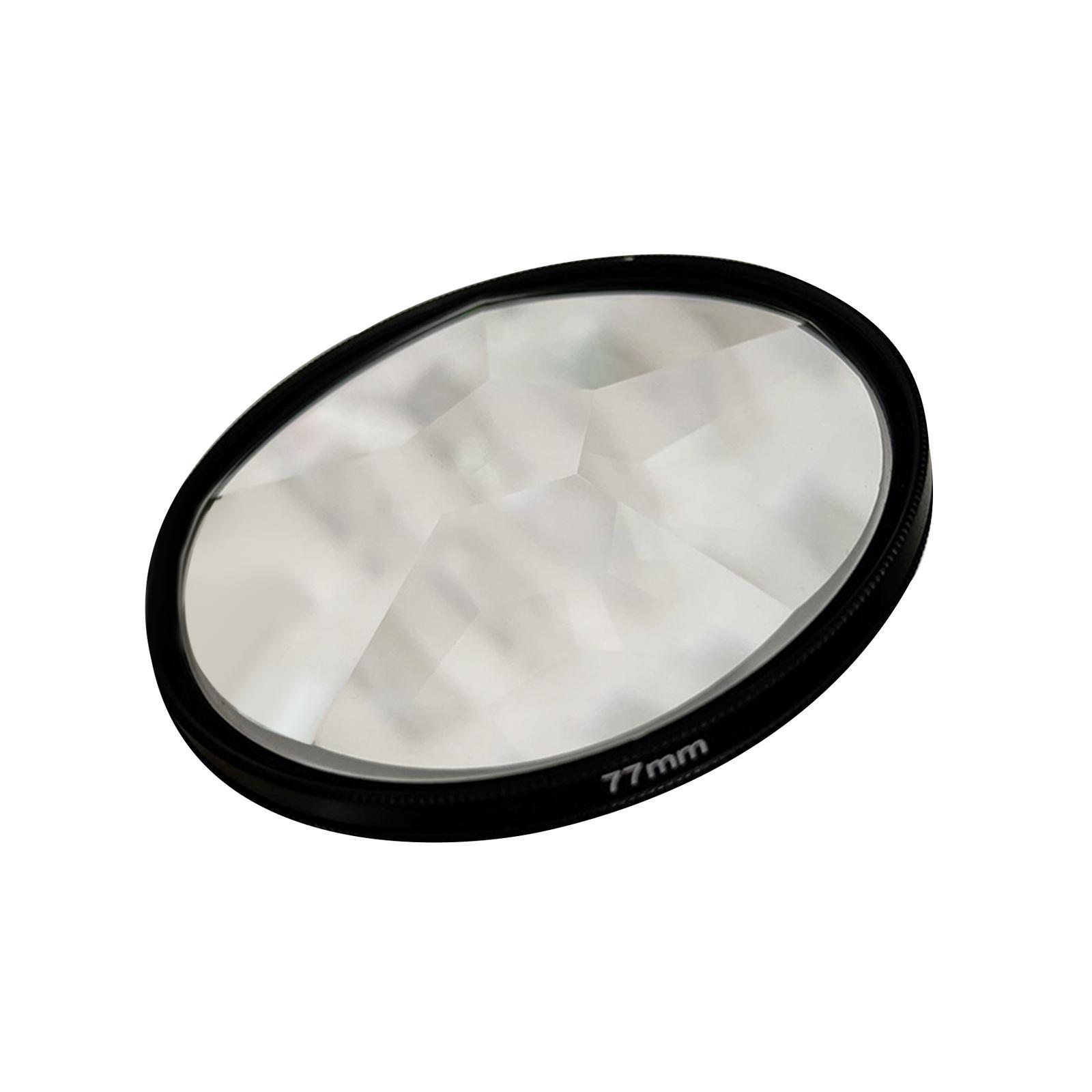 Professional 77mm Kaleidoscope Glass Slr Photographer Fractal Filter for Repeated Subjects Camera Filter