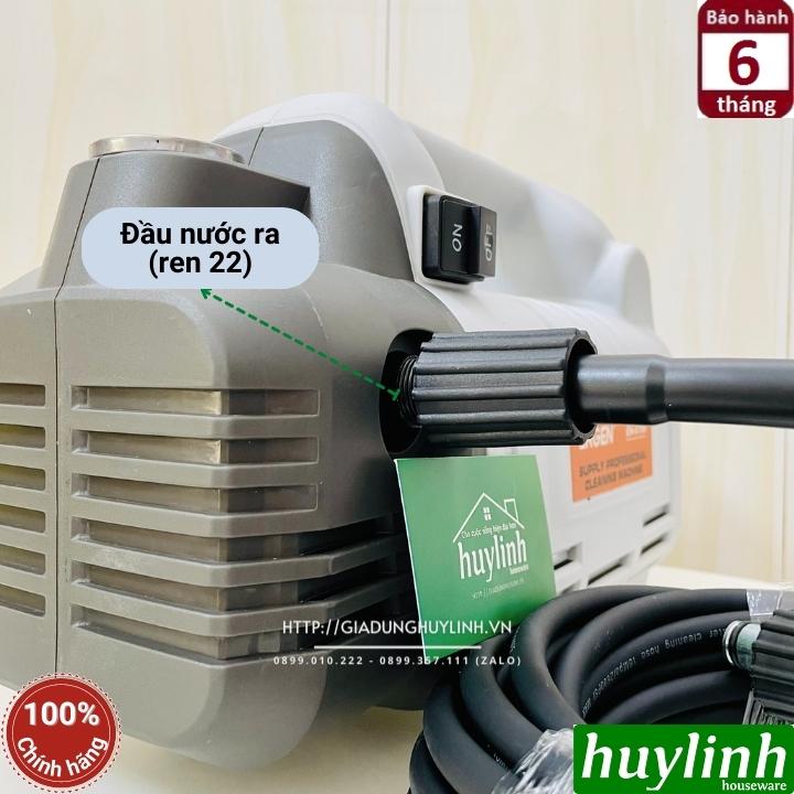 Máy xịt rửa xe Ergen EN-6700 Eco - Công suất 2600W - Áp lực 120 bar - Motor cảm ứng từ lõi đồng - Hàng chính hãng